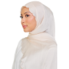 Sulam Melor Scarf in Pearly White
